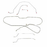 Complete Brake Line Kit for 1966 Chevy Malibu Hardtop w/ Power Drum