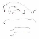 Fits 1967 Chevy Malibu Convertible w/ Power Drum, Complete Brake Line CBK0279SS