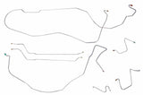 1967 Chevy Malibu w/ Manual Drum Brakes, Complete Brake Line Kit CBK0282SS
