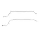1967 Chevy Malibu w/ Manual Drum Brakes, Complete Brake Line Kit CBK0282SS