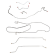Complete Brake Line Kit for 1967 Chevy Malibu w/Power drum brakes stainless steel