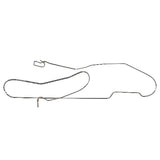 Complete Brake Line Kit for 1967 Chevy Malibu w/Power drum brakes stainless steel