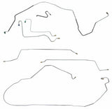 1967 Chevy Malibu w/ Power Drum Brakes, Complete Brake Line Kit CBK0284SS