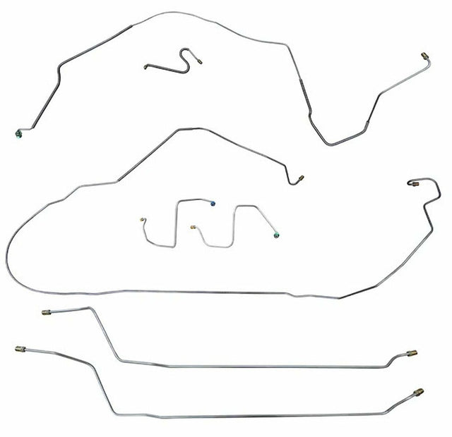 Brake Line for 67 Chevy Malibu/ Chevelle Convertible Super Sport Drum drum brakes stainless steel