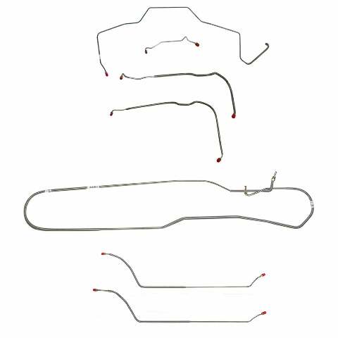 Complete Brake Line Kit for 1968 Chevy Malibu w/ Power drum brakes
