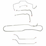 Complete Brake Line Kit for 1968 Chevy Malibu w/ Power drum brakes