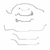 69 Chevy Malibu Hardtop w/ Manual Drum Brake, Complete Brake Line CBK0294SS