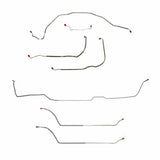 69 Chevy Malibu Hardtop w/ Power Drum Brakes, Complete Brake Line CBK0295SS