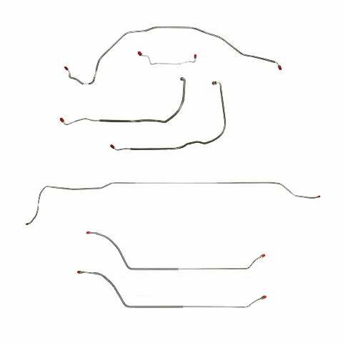 Complete Brake Line Kit for 69 Chevy Malibu w/ Power drum brakes