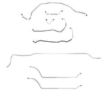 Complete Brake Line Kit for 1969 Chevy Malibu Hardtop w/ Power Disc