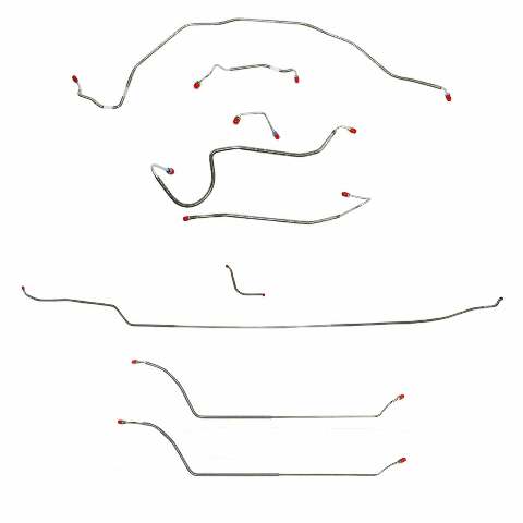 Complete Brake Line Kit for 70 Chevy Malibu w/ Manual disc brakes