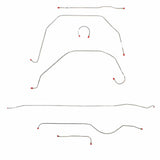 Complete Brake Line Kit for 1947-1950 - GM Series 1 1/2-ton Truck ABS 2WD short bed stainless steel