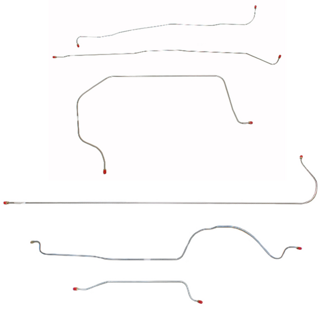 Complete Brake Line Kit for 1955-1956 Chevy 3200 ABS long bed stainless steel