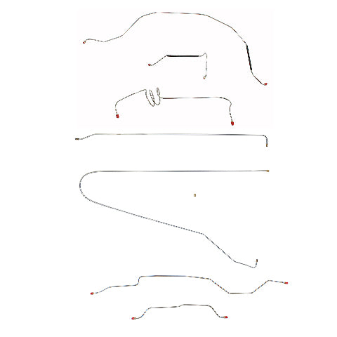 GM Complete Brake Line Kit; Fine Lines-CBK0315SS