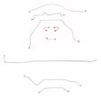 Complete Brake Line Kit for 1967-1970 Chevy C10 / GM C1500 Truck Standard Brakes ABS 2WD short bed stainless steel