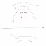 Complete Brake Line Kit for 1967-1970 Chevy C10 / GM C1500 Truck Standard Brakes ABS 2WD short bed stainless steel