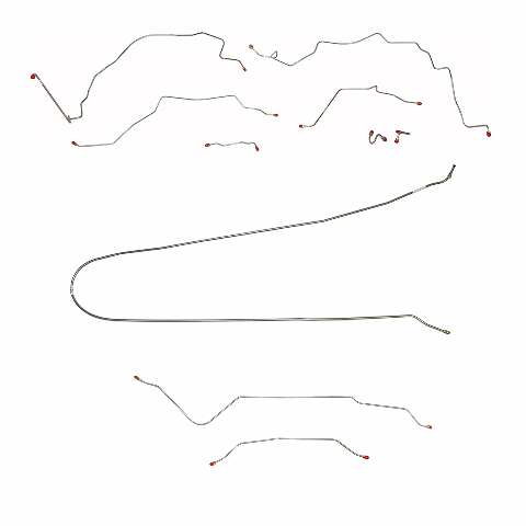 Replacement Line for 1967-1970 Chevy C10 / GM C1500 Truck Power Brakes 2WD short bed