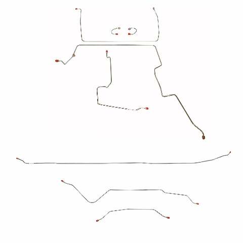 Replacement Line for 1967-1970 Chevy C10 / GM C1500 Truck Standard Brakes 2WD long bed