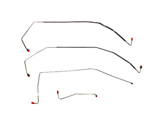 Complete Brake Line Kit for 1987-1991 Chevy R3500 stainless steel