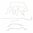 Complete Brake Line Kit for 1995-1999 Chevy Tahoe ABS 4WD stainless steel