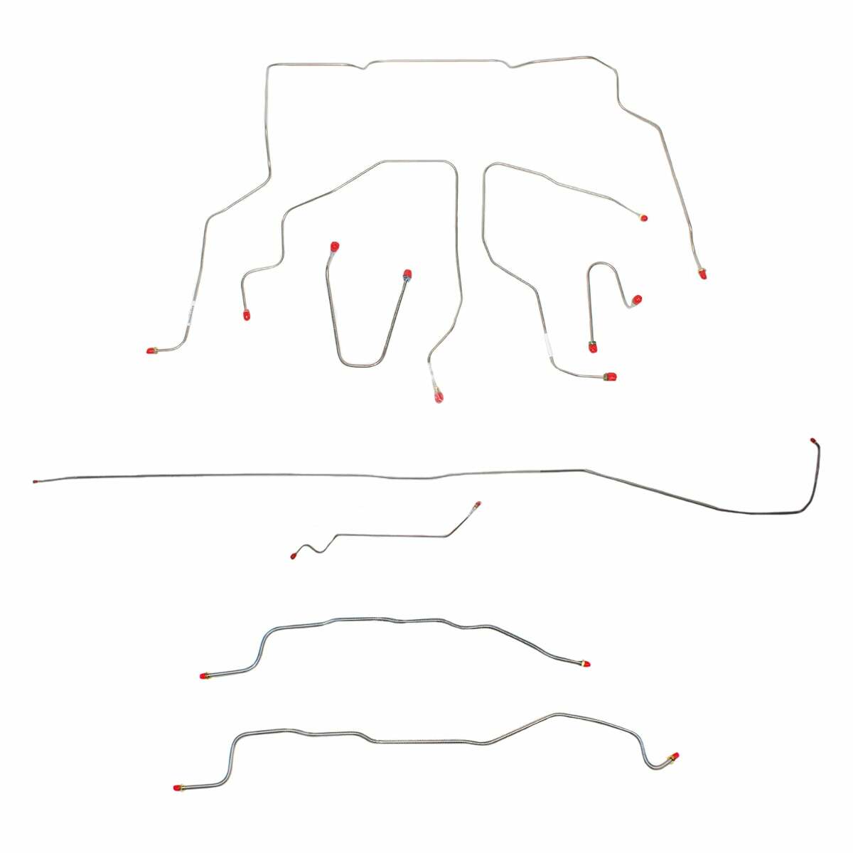 Complete Brake Line Kit for 1995-1999 Chevy Tahoe ABS 4WD stainless steel