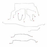 Complete Brake Line Kit for 1995-1999 GMC Yukon, ; 4WD stainless steel