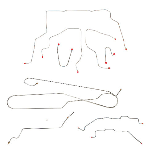 Replacement Line for 1995-1998 GM 1500 Truck, , Ext. Cab w/, non-Dually Axle 4WD short bed