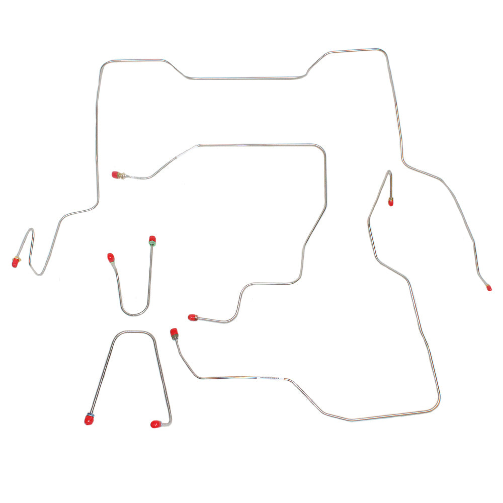 Brake Line Kit for 1995-2000 Chevy Silverado 2500/3500 Complete Brake Lien Kit Ext Cab SRW 4WD short bed
