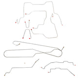 Brake Line Kit for 1995-2000 Chevy Silverado 2500/3500 Complete Brake Lien Kit Ext Cab SRW 4WD short bed