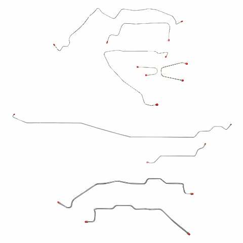 Replacement Line for 1995-1900 GM 2500/3500 Truck RegCab/, non-Dually Axle 2WD short bed