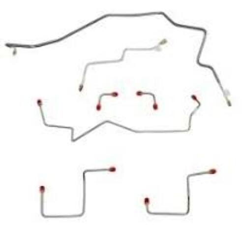 Replacement Line for 00-04 Chevy S10, Disc-front|Drum-rear Ext Cab/ AWABS 2WD short bed