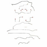 Replacement Line for 00-04 Chevy S10, Disc-front|Drum-rear Ext Cab/ AWABS 2WD short bed