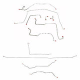 Replacement Line for 1971-1972 Chevy C10 / GM C1500, , Standard Brakes 2WD long bed
