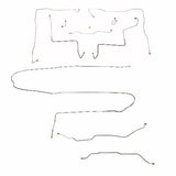 Replacement Line for 1971-1972 Chevy K10 / GM K1500, , Power Brakes 4WD short bed