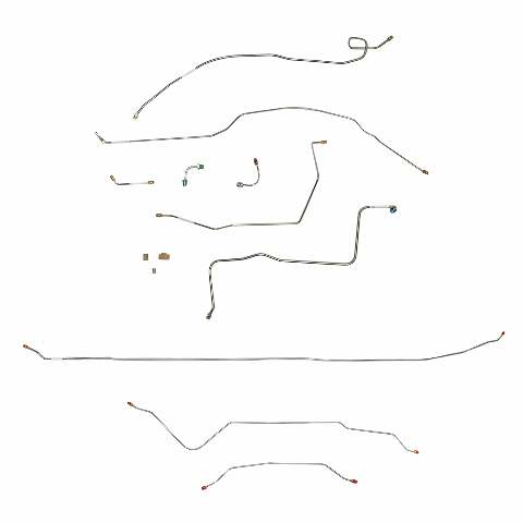Brake Line for 1967-1970 Chevy C10 Power Disc disc brakes long bed