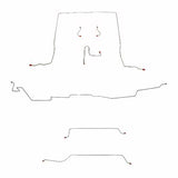 Fits 1962-64 Chevy II/Nova w/ Standard Drum Brakes Complete Brake Line CBK0390SS