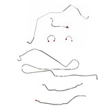 Chevy Complete Brake Line Kit; Fine Lines-CBK0397SS