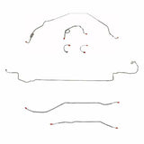 Complete Brake Line Kit for 1971-1973 Chevy Nova W/ Standard ; drum brakes