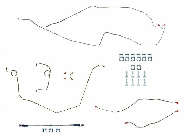 Complete Brake Line Kit for Chevy w/ Hardtop Conversion