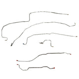 Chevy Conversion Complete Brake Line Kit; Fine Lines-CBK0419SS
