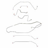 Brake Line for 1967 Buick Skylark/GS w/ Manual Drum, Hardtop Complete