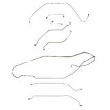 Fits 1967 Buick Skylark/GS w/Power Disc, Hardtop Complete Brake Line CBK0431SS
