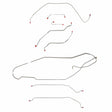 Complete Brake Line Kit for 1967 Buick Skylark/GS w/Power Disc, Convertible Complete Brake ABS stainless steel
