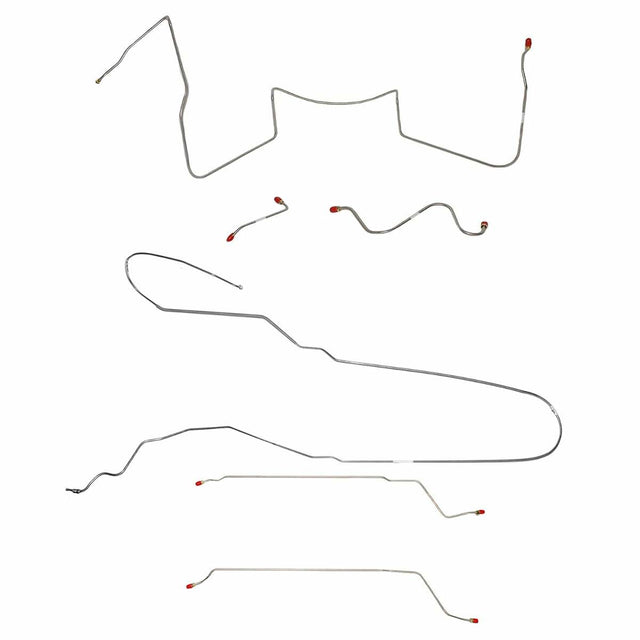 Brake Line for 1964-1965 LeMans/GTO w/Manual Drum, Convertible Complete ABS stainless steel