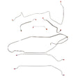 Complete Brake Line Kit for 1967 Pontiac LeMans/GTO ABS drum brakes stainless steel