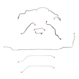 1967 Pontiac GTO/Lemans Convertible Complete Brake Line Kit Power Disc CBK0456SS