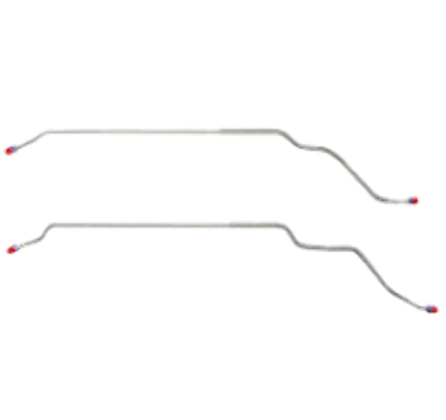 Fits 1968 LeMans/GTO w/Manual Drum, Hardtop Complete Brake Line Kit; CBK0457SS