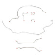 Complete Brake Line Kit for 1968 Pontiac Firebird stainless steel