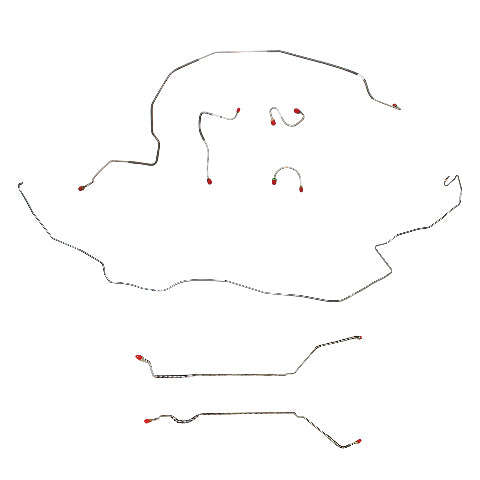 Complete Brake Line Kit for 1968 Pontiac Firebird stainless steel