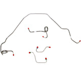 1978-1980 Pontiac Firebird Complete Brake Line Kit Power Front Disc Stainless CBK0495SS